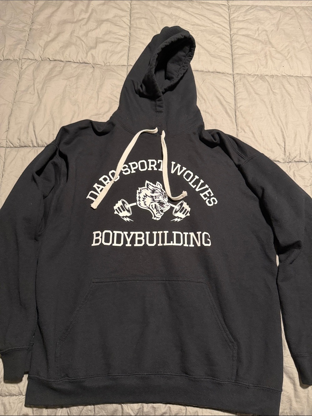 Black Darc Sport Hoodie with 'Bodybuilding' Graphic 356/1000